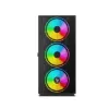 SAVIO PC Case Raptor X1 ARGB Glass/Mesh Black