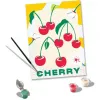 Painting set Ravensburger CreArt – cherries (design 25514) – creative paint kit for adults and teens