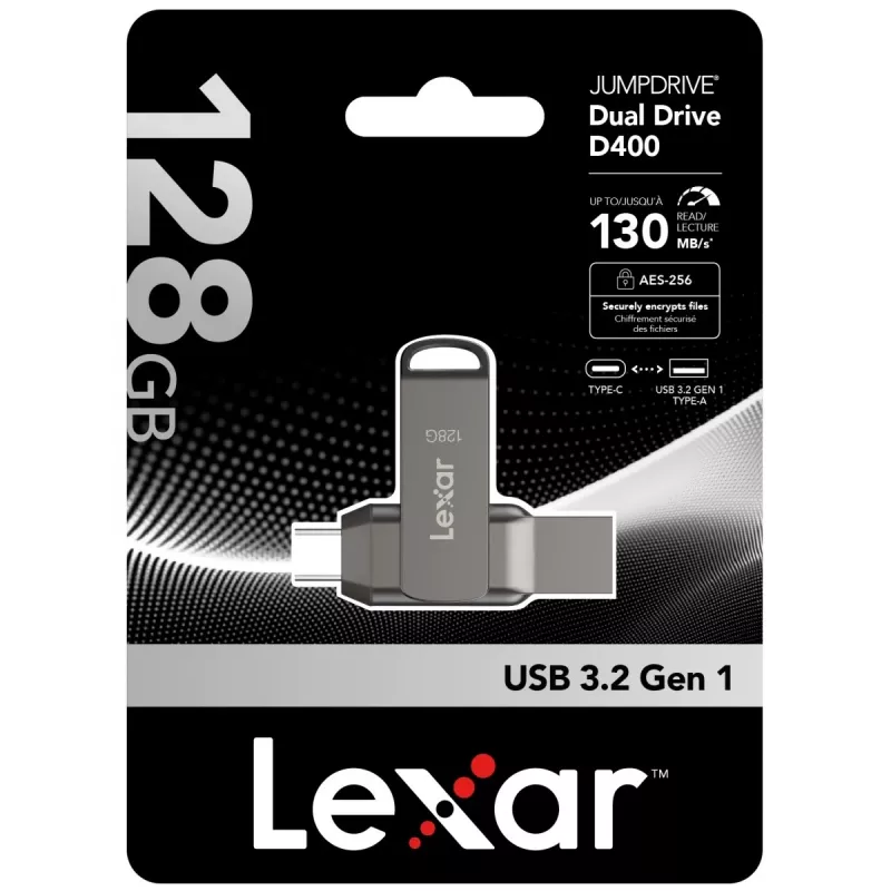 USB Flash Drive Lexar 128GB USB Type-C LJDD400128G-BNQNG
