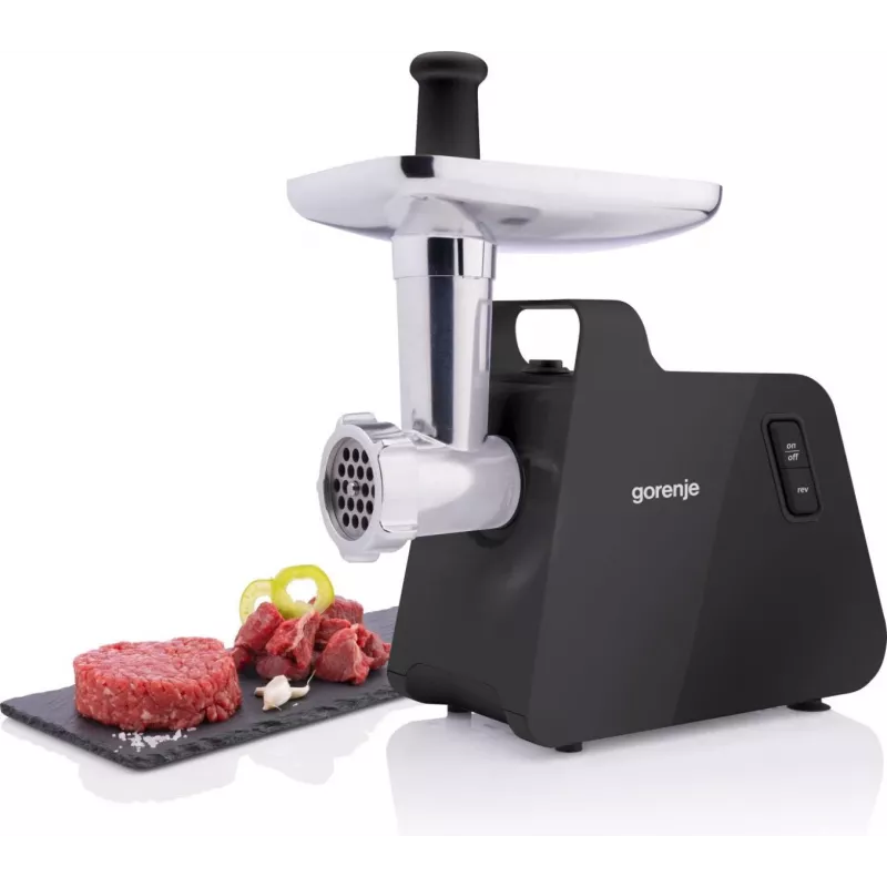 Gorenje Meat grinder | MG2001SB | Black/Stainless Steel | 2000 W | Number of speeds 1 | Throughput (kg/min) 2.6