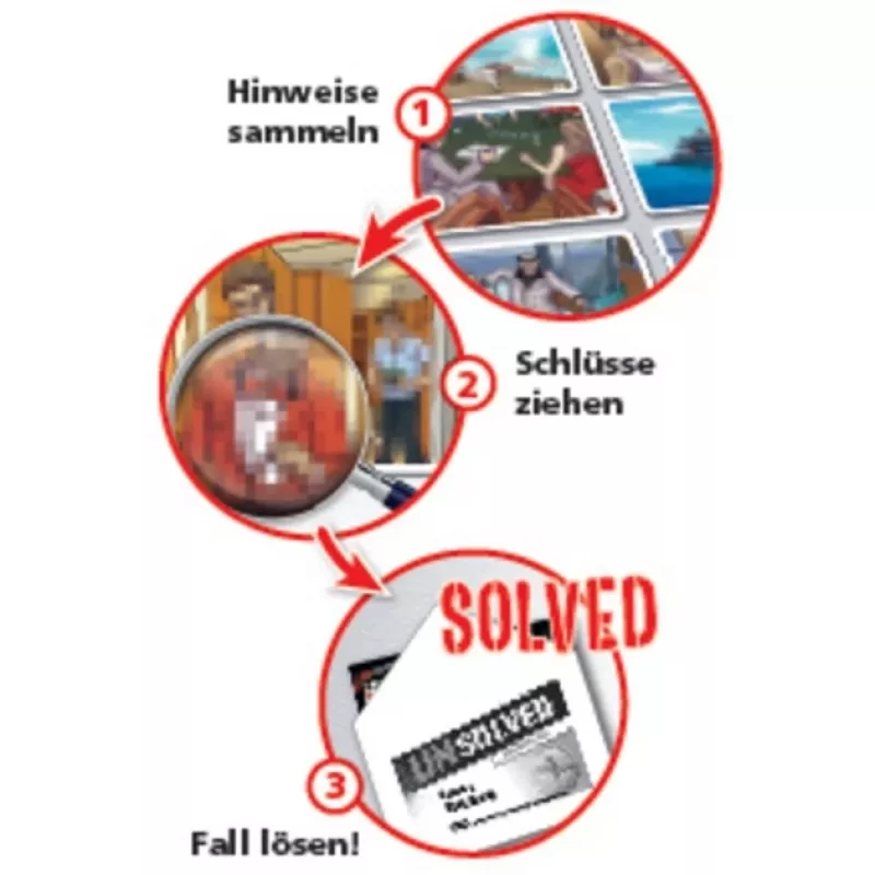 Unsolved - Tod to der Jacht, Puzzle Game