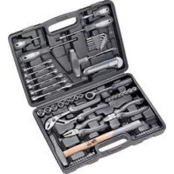 Toolbox KWB 375500 — 63-piece tool set with assorted sockets and bits