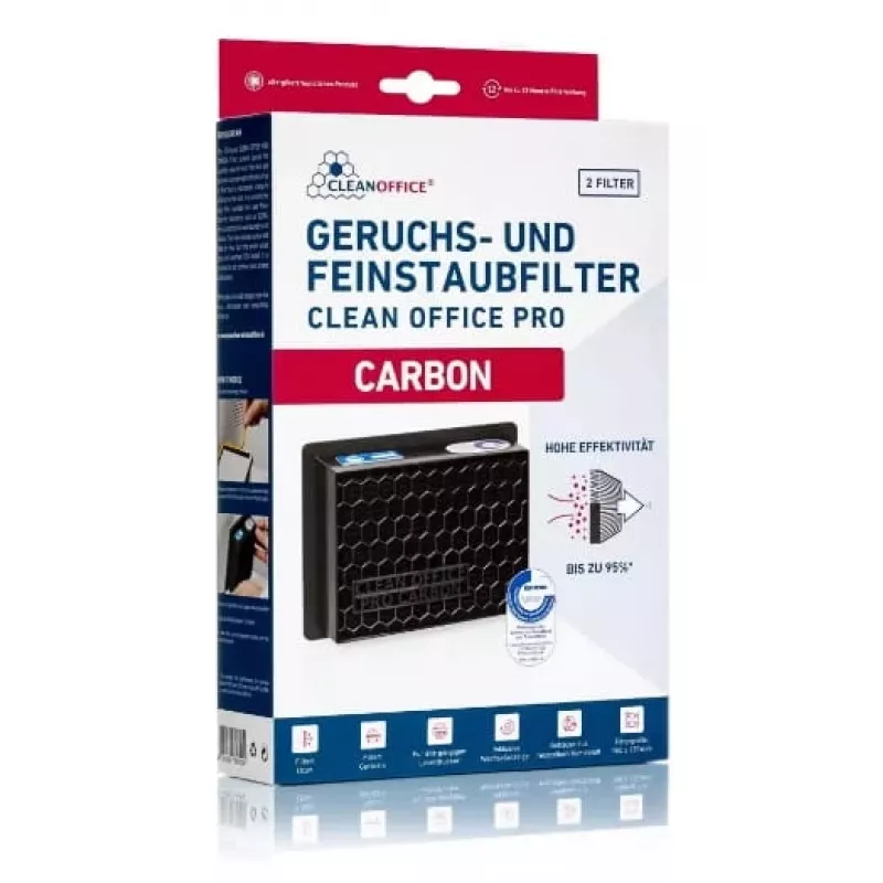 Dust filter Cleanoffice Carbon 150 x 120 x 50 mm — 2 pcs