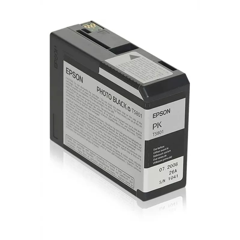 Epson Singlepack Photo Black T580100, Photo black, Dye-based ink, 80 ml, 1 pc(s)