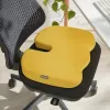 Leitz Ergo Cosy Seat Cushion, Seat cushion, Universal, Yellow, Wedge, Monochromatic, Zipper