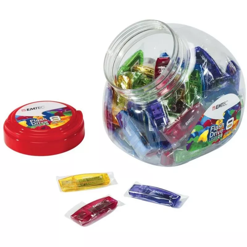 USB flash drive Emtec 32 GB USB Type-A C410 Color Mix Candy Jar