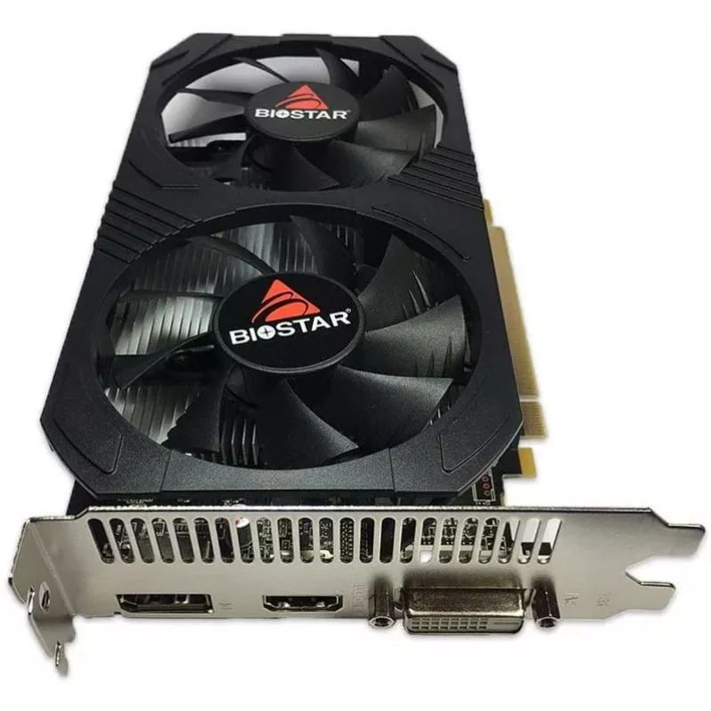 Graphics Card BIOSTAR Radeon RX 560 4 GB GDDR5, 128-bit, PCIe 3.0, 1275/1175 MHz, HDMI+DP+DVI