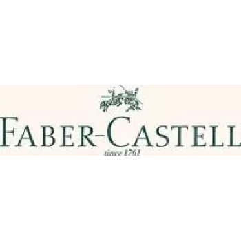 Ballpoint pen Faber-Castell 147145 — twist retractable, blue barrel, chrome trim, 1 pc
