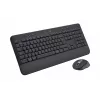 Logitech Signature MK650 for Business - Keyboard-and-Mouse-Set - Wireless - 2.4 GHz, Bluetooth LE - QWERTY - Spanish - Graphite