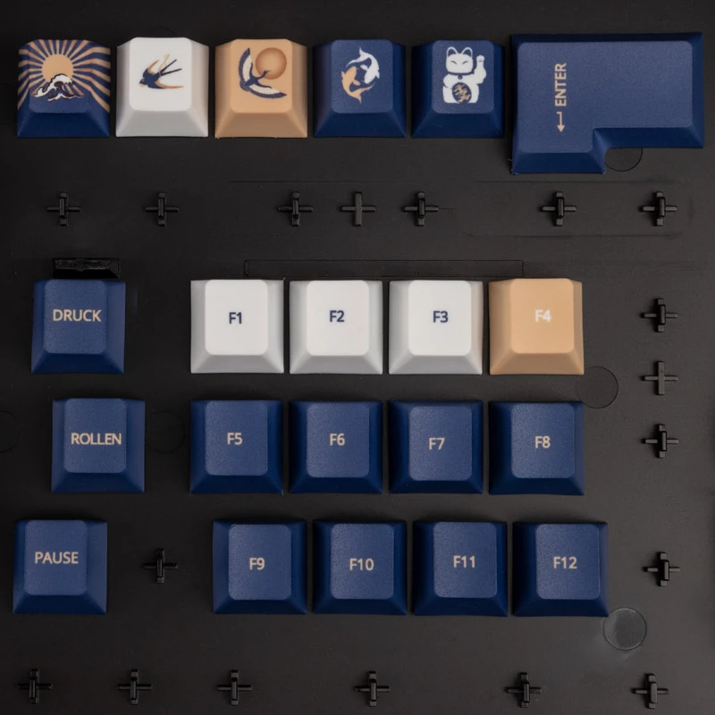 Traitors UKIYO-E Keycap Set, PBT, (ISO-DE)