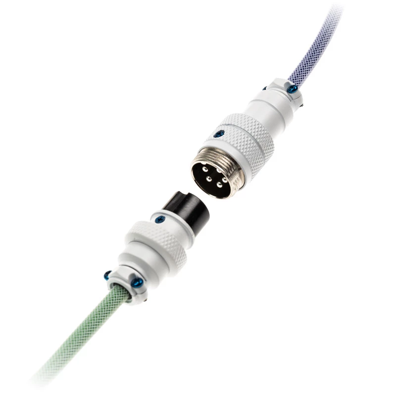 Ducky Premicord USB cable 1.8 m USB A USB C Blue Green