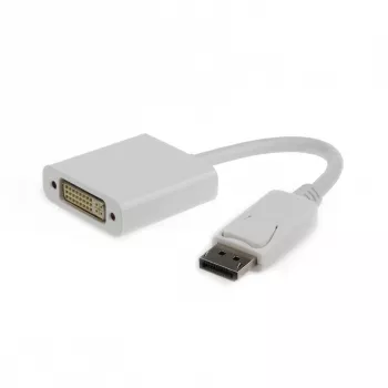 Video cable adapter GEMBIRD DisplayPort to DVI 0.1 m, white