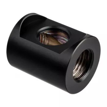 Fitting EKWB EK-Quantum Torque Splitter 3F T — Brass, Black, Height 28 mm