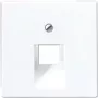 Wall plate adapter JUNG A 569-1 BFPLUA WW — white thermoplastic, 1‑pack