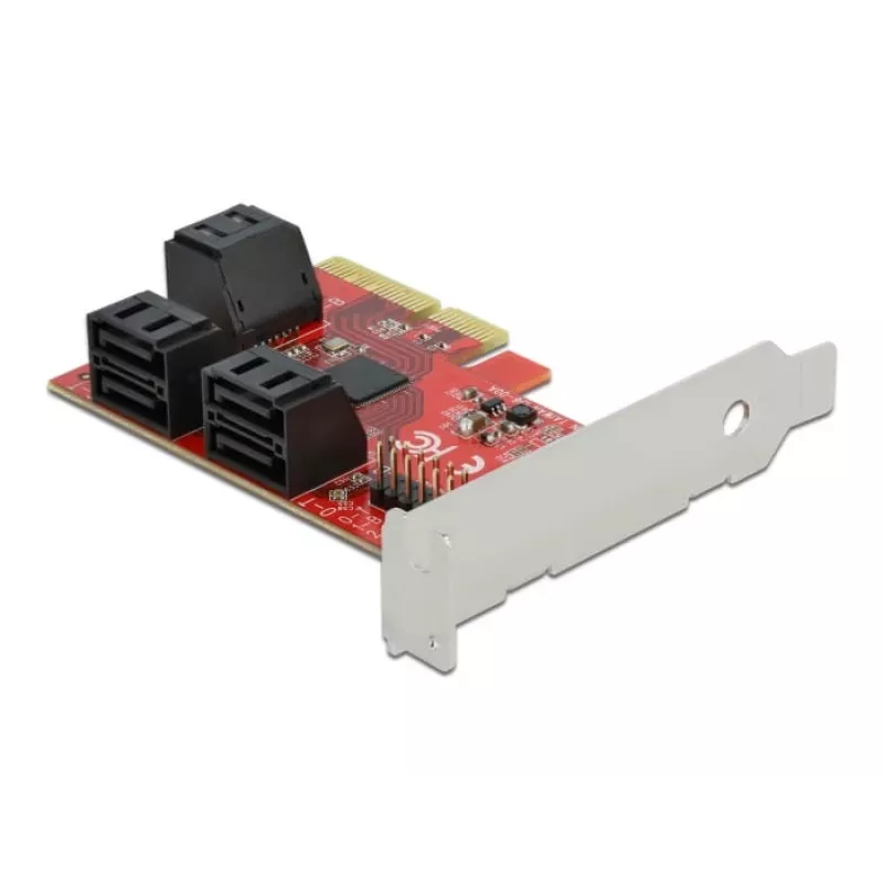 SATA PCI Express x4 Card DeLOCK 6 port Low Profile Form Factor