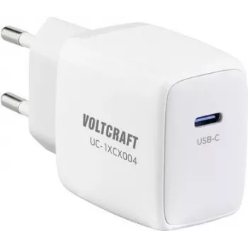 VOLTCRAFT UC-1XCX004 VC-13158215 USB-Charger Indoor Area Ausgangsstrom (max.) 3 A 1 x USB Power Delivery (USB-PD) (VC-13158215)