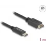 DeLOCK USB Cable USB Type-E Key A 20 pin male to USB Type-C male 1 m