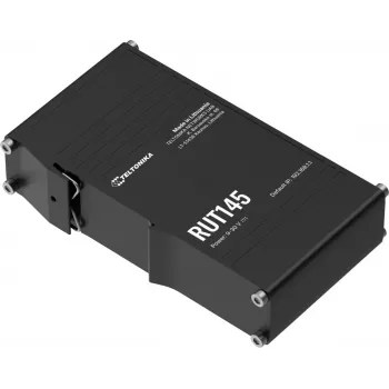 Router TELTONIKA RUT145 with RS485 interface, cellular connectivity and industrial I/O