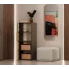 ALMA CHEST OF DRAWERS, ANTHRACITE/ARTISAN OAK