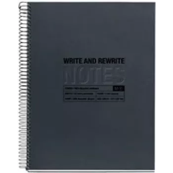 Writing notebook Miquelrius A604690 ECO Design A5 120 sheets Black