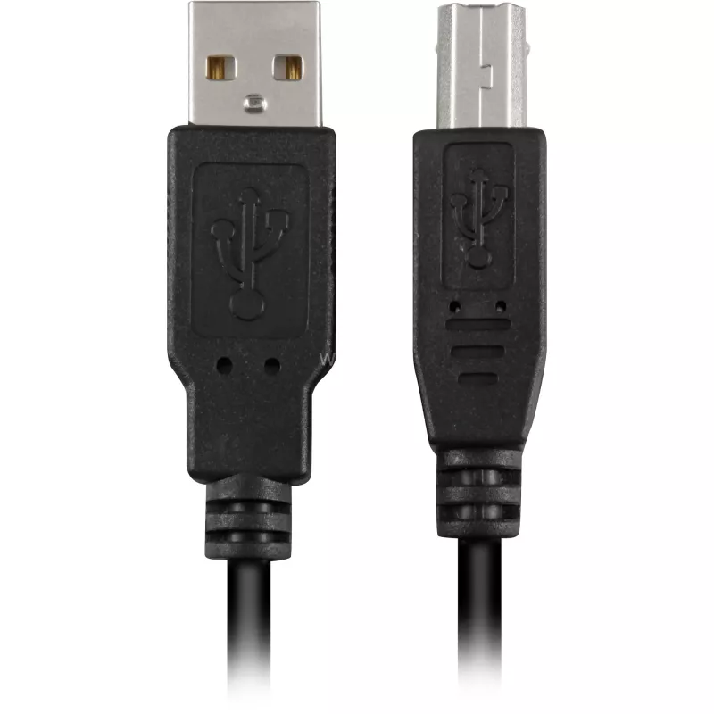 USB cable Sharkoon USB 2.0 5 m USB A USB B Black