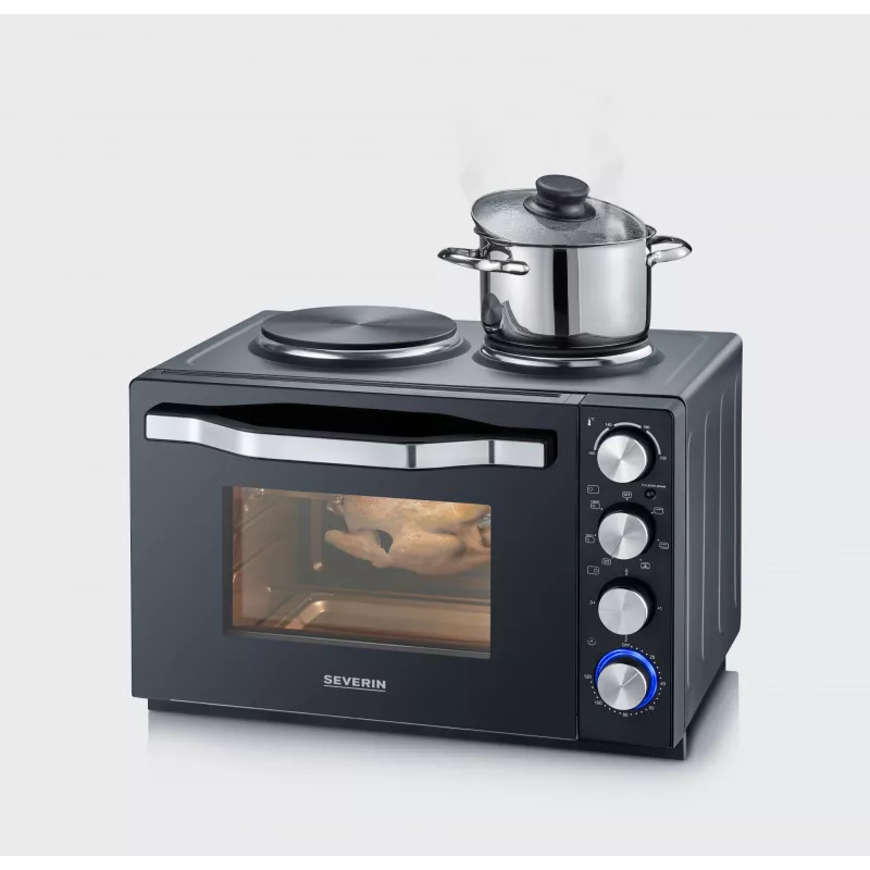 Toaster Oven Severin TO 2074 30L 2500W Black Grill