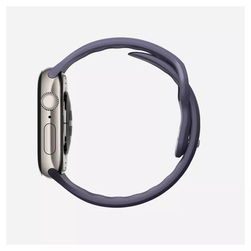 Band Nomad Tempo Band Purple Rubber, compatible with smartwatch, 18 mm width, wrist 135–175 mm