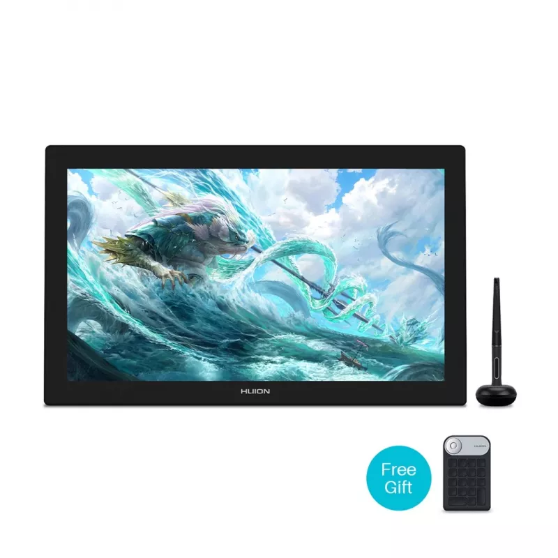 Graphics tablet HUION Kamvas Pro 24 4K GT2401 — 23.8 inch QLED 3840×2160, 16:9, 8192 pressure