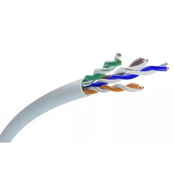 Network Cable Extralink Twisted pair CAT5E UTP (U/UTP) V2 100M Grey