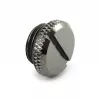 XSPC G1/4 inch V2 Threaded Stop Plug, 10-pack — black chrome
