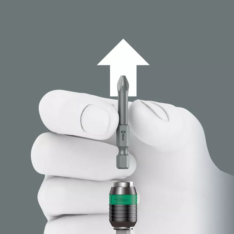 Bitholding screwdriver Wera 816 R with Rapidaptor quick-release chuck