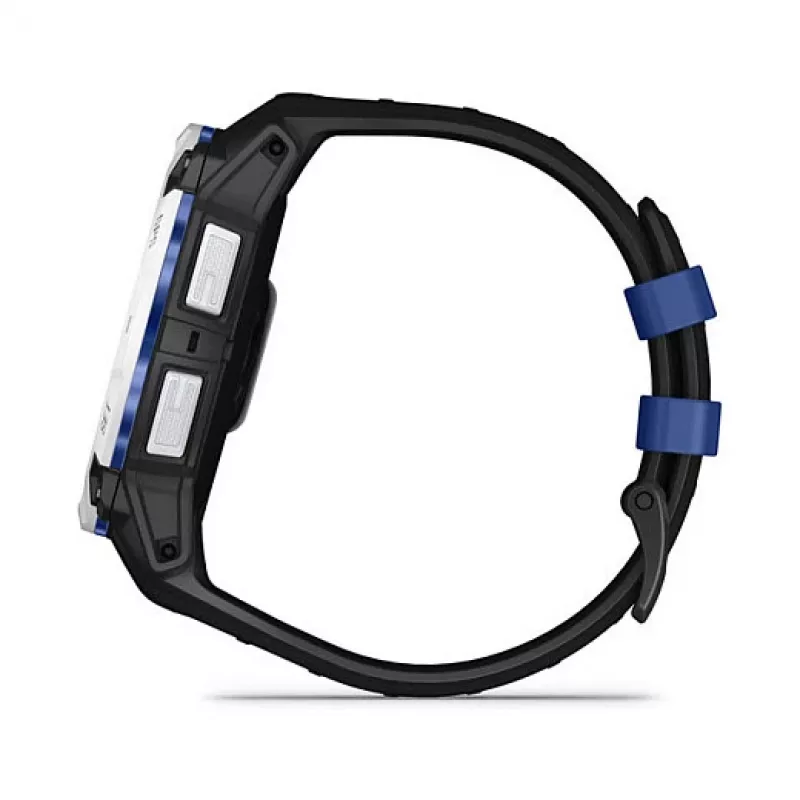 Smartwatch GARMIN Instinct 3.05 cm (1.2 inch) AMOLED 45 mm 390x390 px Touchscreen Black White GPS 4 GB 53 g Silicone band