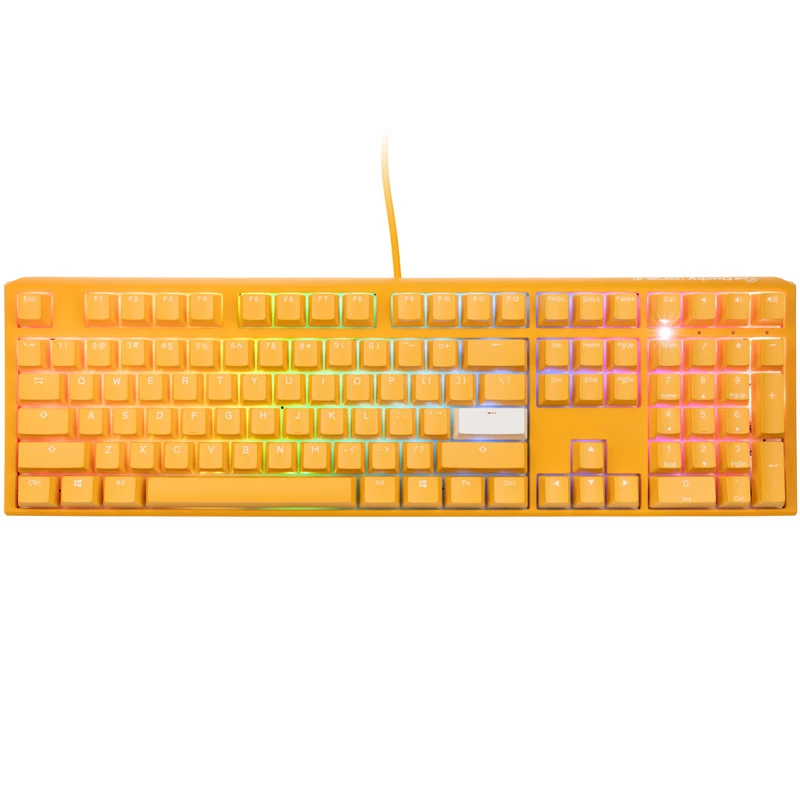 Ducky One 3 keyboard Gaming USB QWERTY English Yellow
