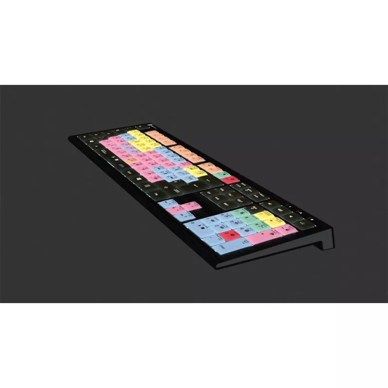 Logickeyboard ASTRA 2 USB QWERTZ Keyboard Black Full-size 108 Keys