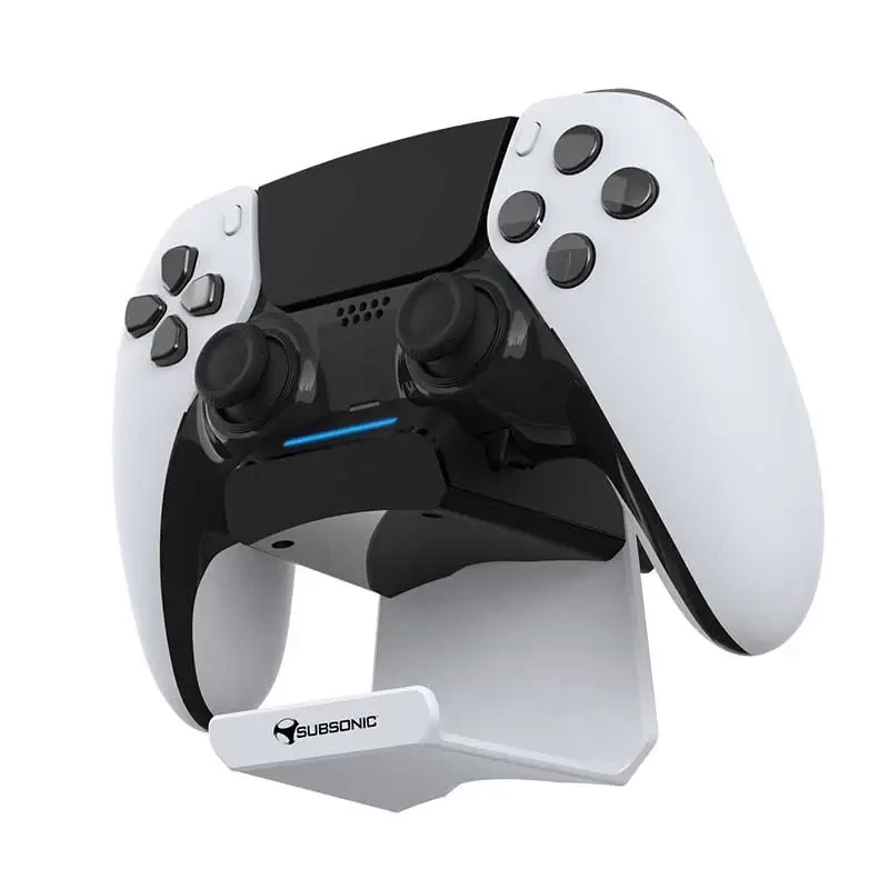 Charging Stand SUBSONIC SA5655 for PS5 Controller and Headset – Dual charger for DualSense and wireless headset