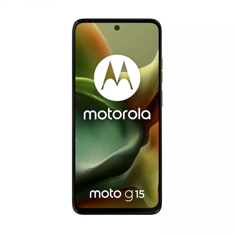 Motorola moto g15 17.1 cm (6.72 inch) Dual SIM Android 15 4G USB Type-C 8 GB 128 GB 5200 mAh Green