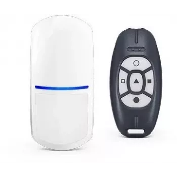 Wired PIR Motion Detector SATEL SLIM-DUAL-LUNA-PET — detection up to 13 m, AC supply, 100 mA, compact wall mount (62×42×137 mm)