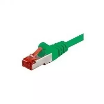 Wentronic Goobay CAT 6 Patch Cable, S/FTP (PiMF), Green, 20 m - LSZH Halogen-Free, Copper (68296)