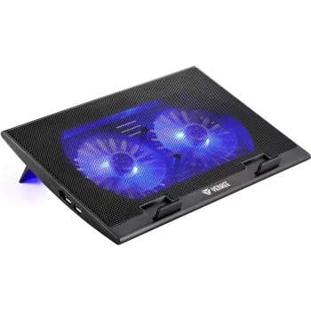 Laptop Cooling Pad YENKEE YSN 120 43.2 cm Black Blue