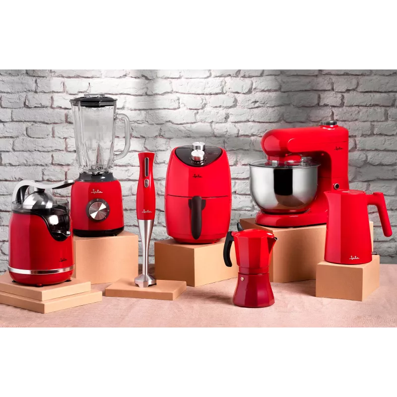 Hand juicer JATA JEEX1059 160 W Red Stainless steel 0.3 L