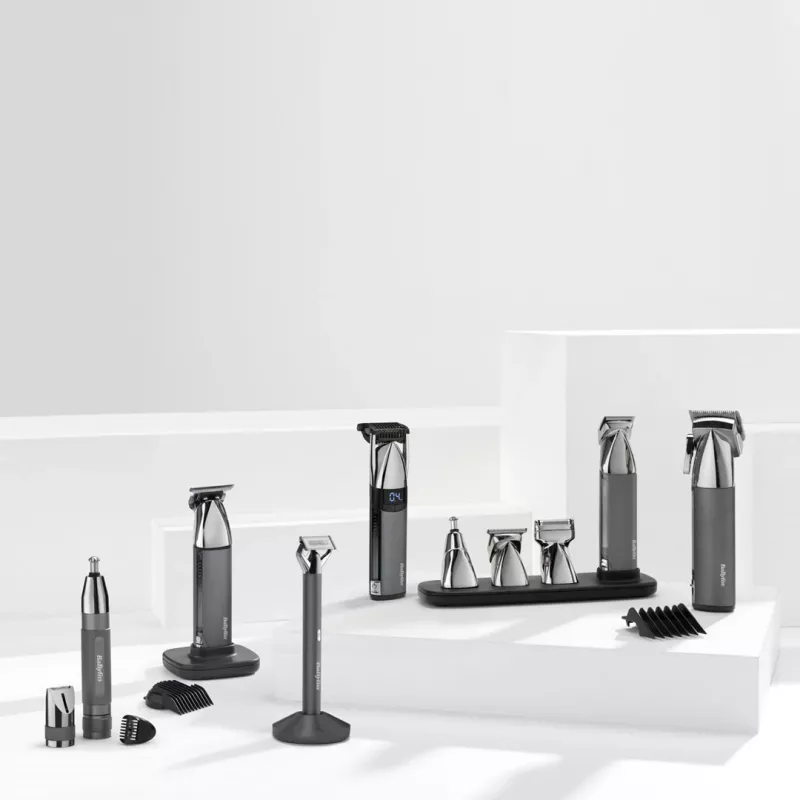 Beard trimmer BABYLISS OT996E with metal blades and adjustable length settings