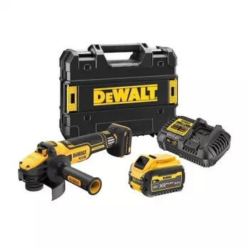 Floor polisher/sander DeWalt DCG409VST1-QW — 18V brushless, 6 Ah battery, 1550 W, 125 mm disc, up to 9000 RPM