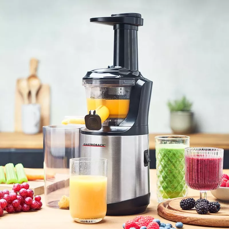 Slow juicer Gastroback Advanced Vital 40145 Black Stainless steel
