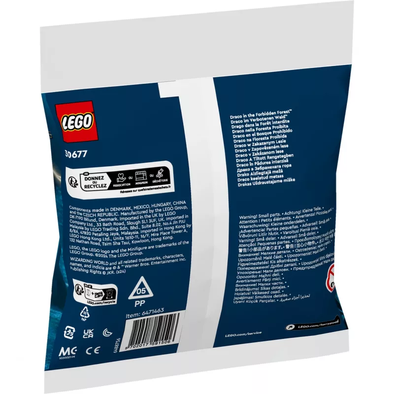 Construction toy LEGO Harry Potter set model 30677 – Draco in the Forbidden Forest minifigure scene