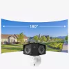 IP security camera Reolink DUO Series P750 outdoor bullet 16 MP 7680×2160 CMOS 1/2.7 inch 2.8 mm 180°×55° PoE IP67 built-in light mic speaker