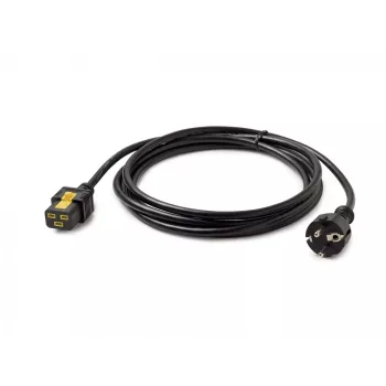 APC Power Cord, Locking C19 to CEE/7 Schuko, 3.0m
