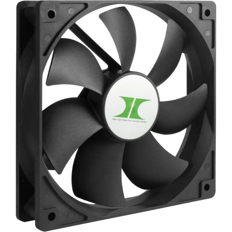 INTER-TECH 88887289 120mm Case Fans 3-Pack Black