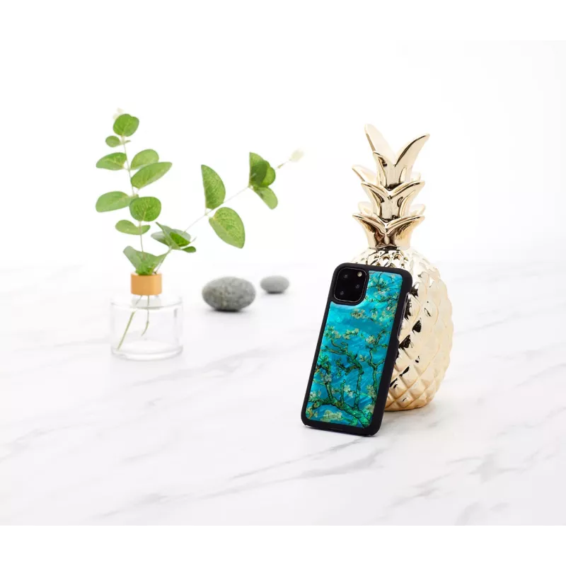 Smartphone case iKins for iPhone 11 Pro — almond blossom black, protective cover