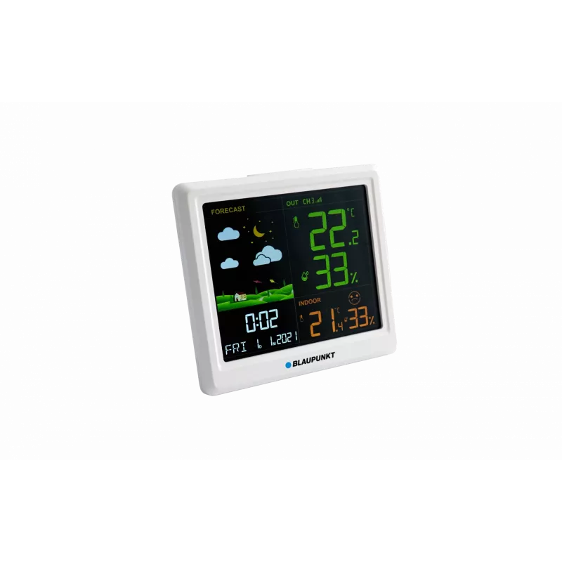 Weather Station BLAUPUNKT WS25WH — indoor/outdoor measurements, wireless sensors