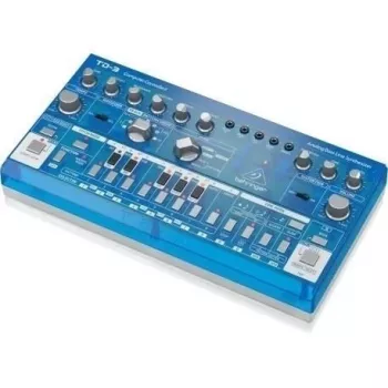 Bass synthesizer Behringer TD-3-BB Blue Transparent – analogue bassline module